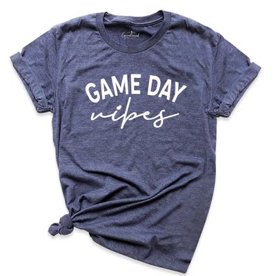 Game Day Shirt, Football T-Shirt, College Football Mom Shirt, Baseball Mom Shirt, Game day Vibes T-Shirt, Sports Outfit, Game Tee