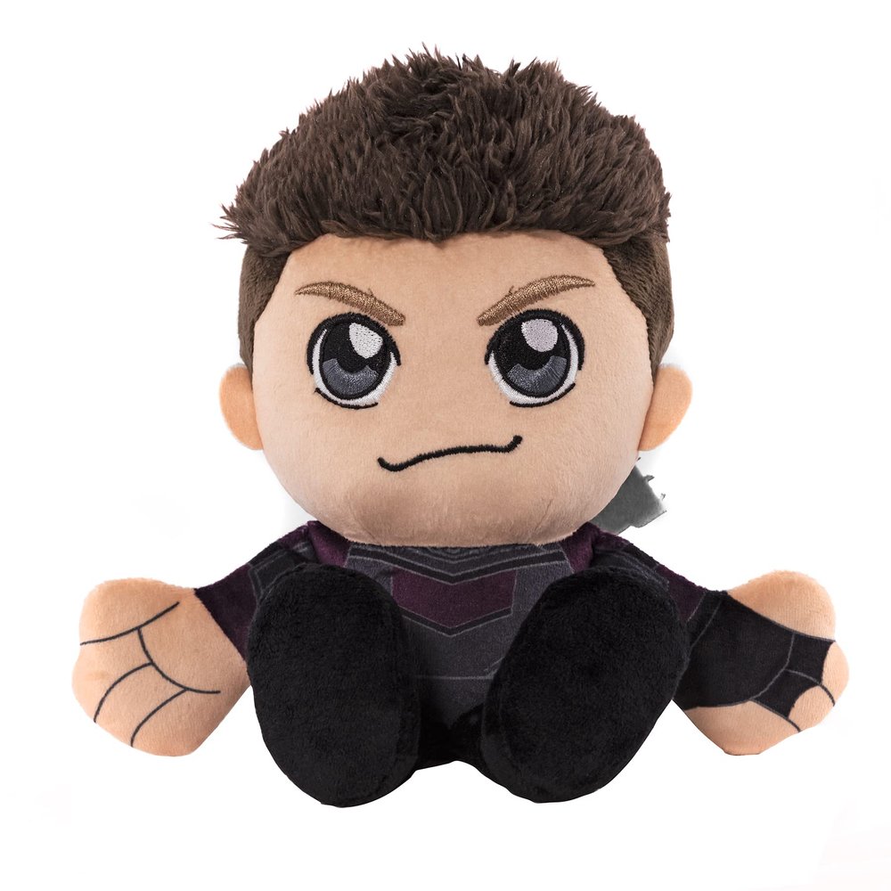 Bleacher Creatures Marvel Hawkeye 8" Kuricha Sitting Plush- Soft Chibi Inspired Toy