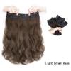 Hgfkt Cosplay Wig Women's Wavy Black Long Hair Wigs Women's Body Wavy Middle Heat-Resistant Synthetic Full Wigs Women's Fashion Wavy Long Curly Hair Wigs Wavy Black Brown (Color : Black) view 2