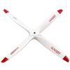 11x8 CW 4 Blades Engine Wooden Propeller White for Fuel Power RC Model Airplane view 2