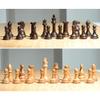 LANGWEI Chess Set for Adults,Classic Family Chess Board Game with Storage Drawer & Felted Game Board Interior,Travel Wood Chess Set for Chess Lovers view 4