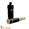 Lord of Battles 10x Magnification Pirate Spyglass Extendable Brass Telescope with Leather Holder & Brass Buckle | LARP Cosplay view 3