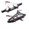 LAFEINA Metal Bumper with LED Lights for 1:10 RC Crawler Car SCX10 90046 TRX-4 (Front & Rear Bumper) view 1
