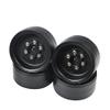 RC-Hub 4Pcs Metal 1.9" Beadlock Wheels for 1/10 TRX-4 Axial SCX10 D90 90046 RC Car, Black view 2