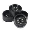 RC-Hub 4Pcs Metal 1.9" Beadlock Wheels for 1/10 TRX-4 Axial SCX10 D90 90046 RC Car, Black view 3