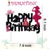 25pcs Cowgirl Cupcake Toppers - Horse Party Decorations for Western Birthday Party or Baby Shower view 4