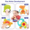BABYFUNY Baby Toys 3-6 Months Dinosaur Rattle Toy - Baby Teething Toys for Babies - Baby Girl Gifts - Baby boy Gifts - Shaker Grab Spin Baby Toys 6 to 12 Months view 3