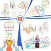 Ggiibro Straw Constructor Toys STEM Building 600Pcs Toy Interlocking Plastic Engineering Thin Tube Blocks Educational Kit for 3 4 5 6 7years Kids Boys and Girls Gift Preschool Toy with Storage Box view 2
