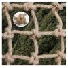 Child Safety Net, Hemp Rope Net Heavy Duty Decor Net Treehouse Climbing Net Kids Swingset Birds Net Cargo Rope Ladder Truck Trailer Netting Balcony Fence (Size : 1 * 4m(3 * 13ft)) view 1