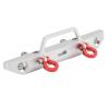 1/24 RC Front Bumper Aluminum Alloy Metal Front Bumper Accessories for SCX24 90081(Silver) view 1