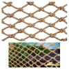 Rope Netting Decor, Child Safety Net Hemp Rope Climbing Net Heavy Duty Outdoor Rope Ladder Swingset Treehouse Cargo Net Kids Playground (Size : 1 * 4m(3 * 13ft)) view 1