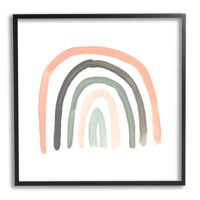 Sweet Rainbow Arches Soft Green Pink Pastels