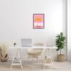 Stupell Industries Beach Days Quote Rising Sun Ray Horizon Pink view 2