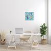 Stupell Industries 'Group of People Lounging in Water Pool Toys', Framed Giclee Art, White, 17 x 17 Inches, Easy to Hang and Sturdy, Made in USA, by Grace Popp view 3