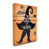 Stupell Industries Good Witch On Vacation Fun Festive Halloween Fantasy, Designed by Jill Meyer Canvas Wall Art, Orange view 1