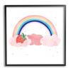 Stupell Industries Strawberry and Rainbow Pink Cloud Polka Dots view 1