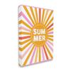 Stupell Industries Bold Summer Typography Playful Rainbow Sun Rays, Designed by Angela Nickeas Canvas Wall Art, Yellow view 1
