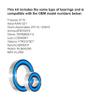 5x11x4mm | MR115-2RS (10 Bearings) for Traxxas 5116 view 4