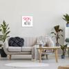 Stupell Industries Strong As A Mother Sentiment Minimal Pink Pop view 2