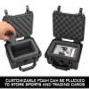 CASEMATIX Graded Card Case Storage Box For Sports Cards Compatible With 8 BGS, 13 FGS or 11 GMA PSA Graded Trading Card Slabs and More Collectible Cards - Airtight, Waterproof and Includes Padlock view 2