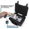 CASEMATIX Graded Card Case Storage Box For Sports Cards Compatible With 8 BGS, 13 FGS or 11 GMA PSA Graded Trading Card Slabs and More Collectible Cards - Airtight, Waterproof and Includes Padlock view 4