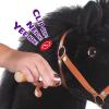 PonyCycle Ride on Horsey Toddler Ride on Toys for Boys Classic Model U (with Brake/ 30" Height/Size 3 Rocking Horse for Age 3-4) Ride on Horse Toys Mechanical Animal Plush Black Ux326 view 3