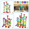 Blacka Marble Run Maze Race Game Glass Marbles for Kids Age 3 4 5 6 Boys Girls Educational Preschool Toys Block Toy Set As Xmas Birthday Present Festival Gifts, Small view 3