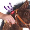 PonyCycle Horse Ride on Toy for Toddlers Boy Toys Classic Model U (with Brake/ 30" Height/Size 3 for Age 3-4) Giddy up Riding Horse Rocking Horse Rides Chocolate Brown Ux321 view 3