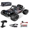BEZGAR HB101 1:10 Scale Beginner RC Truck, 4WD High Speed 48km/h All Terrains RC Car Off Road Waterproof RC Buggy Toys for Boys Kids and Adults view 1