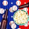 3 Pieces Baseball Tablecloth Baseball Party Decorations Disposable Baseball Table Covers Plastic Baseball Birthday Party Supplies Decorations for Baseball Event Party, 51.2 x 86.6 Inches view 4