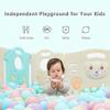 MoonxHome Ball Pit Balls for Toddlers, BPA Free Crush Proof Plastic Toy Balls for Ball Pit, Children's Water Toys, Ideal Gift for Christmas for Play Tent 2.15" Pack of 100 White Clear and Light Grey view 2