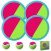 Bufeeaye Outdoor Games for Kids - Outside Toys for Kids Ages 4-8, Toss and Catch Ball Set, with 4 Paddles 3 Balls, and 1 Storage Bag, Yard Games Boys Girls Birthday Gifts New Year Gifts- 4 Blue view 1