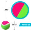 Bufeeaye Outdoor Games for Kids - Outside Toys for Kids Ages 4-8, Toss and Catch Ball Set, with 4 Paddles 3 Balls, and 1 Storage Bag, Yard Games Boys Girls Birthday Gifts New Year Gifts- 4 Blue view 4