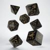 Q-Workshop Japanese Dice Set Deep Night Firefly view 2