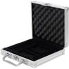DA VINCI Aluminum Poker Chip Case - Choose from 5 Sizes (Silver 100-Chip Capacity) view 1