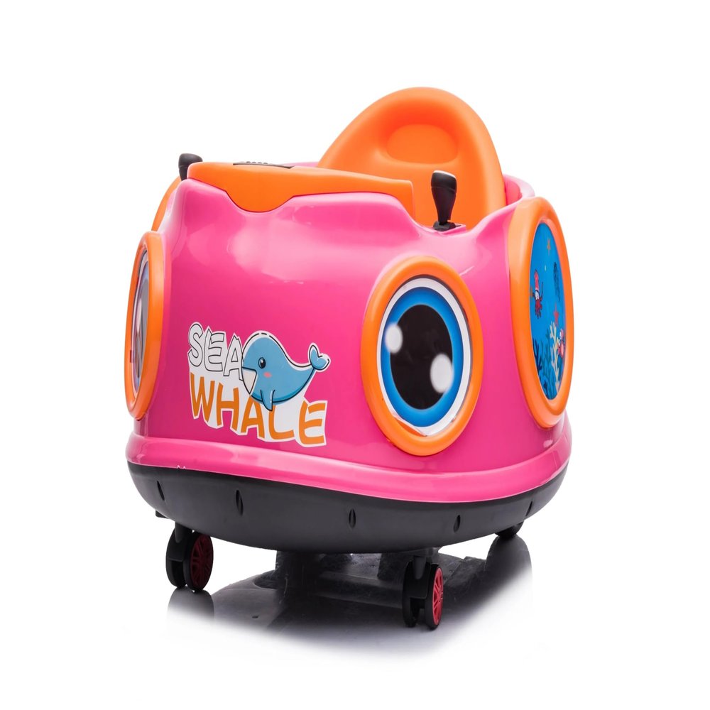 Freddo Toys 6V Bumper Car with Parental Remote Control for 3+ Years (Pink)