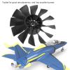 Dilwe RC Duct Fan 50mm, Duct Fan 12-Blade Propeller Plastic Duct Fan Accessories for RC Airplanes/Boats Black(Clockwise) view 3