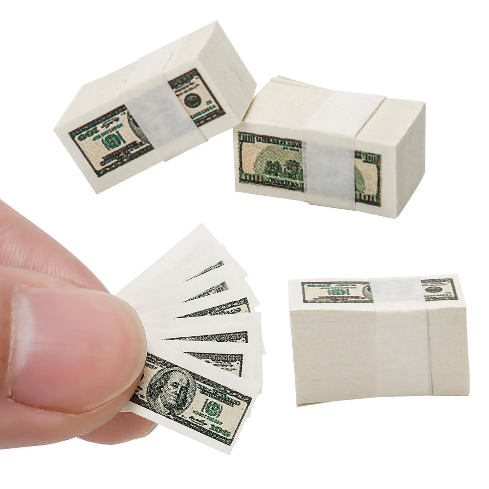 300Pcs Miniature Scene Model Fake Prop Double Sided Printed