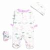 Reborn Baby Dolls Clothes Outfits 22 Inch Girl Clothing Accessories 5 Pcs Set for 20-23 Inch Newborn Reborn Dolls view 2