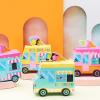 Outus 16 Pieces Ice Cream Party Favors Ice Cream Truck Shape Treat Boxes Summer Goodie Candy Boxes Sprinkles Themed Baby Shower Kids Birthday Party Centerpieces Table Decor Supplies view 4