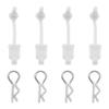 4X Body Clip Retainers for Arrma Typhon Body Clips Arrma Big Rock Arrma Infraction Arrma Granite Arrma Senton Body Clips view 1