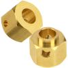 4Pcs Vgoohobby Brass 12mm Hex Hubs Adapter Extension Combiner Counterweight Compatible with Traxxas TRX-4 RC4WD D90 Redcat Gen7 RC 1/10 Crawler Car (8mm Thickness) view 3