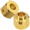 4Pcs Vgoohobby Brass 12mm Hex Hubs Adapter Extension Combiner Counterweight Compatible with Traxxas TRX-4 RC4WD D90 Redcat Gen7 RC 1/10 Crawler Car (9mm Thickness) view 3
