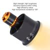 50mm RC Electric Ducted Fan,45A 12 Blade Brushless Motor,50mm EDF for RC Jets and Drones with Clockwise 4600KV,25.8mm Diameter,11.1V DC,550W Max Power view 3