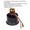 50mm RC Electric Ducted Fan,45A 12 Blade Brushless Motor,50mm EDF for RC Jets and Drones with Clockwise 4600KV,25.8mm Diameter,11.1V DC,550W Max Power view 4
