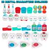 ArtCreativity Dental Character Assortment, Set of 25, Cute Tooth Fairy Toys for Kids, Rubbery Dentist Office Giveaways for Children, Holiday Stocking Stuffers, Unique Birthday Party Favors view 2