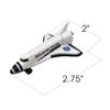 ArtCreativity Diecast Metal Space Shuttles, Set of 12, Durable Diecast NASA Space Ship Toys for Boys, Astronaut Cake Decorations, Astronaut Space Theme Party Favors, Goodie Bag Fillers view 3