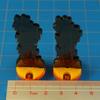 LITKO Flaming Wreckage Marker | Burning Wreckage | Miniature Wargame Fire Marker | Compatible with DND, Pathfinder, TTRPG, Flame of War, Bolt Action, and Other Miniature Games (Dial) view 3
