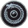 Antiques Art Medieval Larp Warrior Wood & Steel Viking Round Shield Armor Templar Shield Heavy Shield, Medieval, Round, Battle, Warrior Wooden, Round Larp, Reproduction, Cosplay view 1