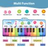 Floor Piano Mat for Kids  Large 4ft. Portable Play Mat  24 Keys, 8 Inbuilt Sounds  Completed Set with 2 Maracas, Tambourine, and Flute  Ideal Gift for Ages 3+  Non-Slip, Compact & Portable - USA view 3